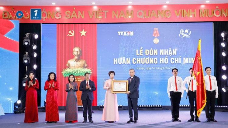 Thời sự 12h 14/9/2025: Thông tấn xã Việt Nam đón nhận Huân chương Hồ Chí Minh