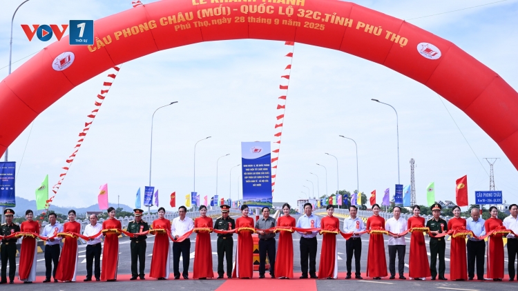 Thời sự 12h 28/9/2025: Cầu Phong Châu mới trên quốc lộ 32C, tỉnh Phú Thọ chính thức thông xe