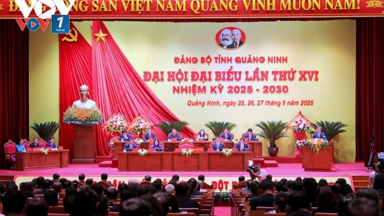 Khai mạc Đại hội đại biểu Đảng bộ tỉnh Quảng Ninh lần thứ XVI, nhiệm kỳ 2025 - 2030