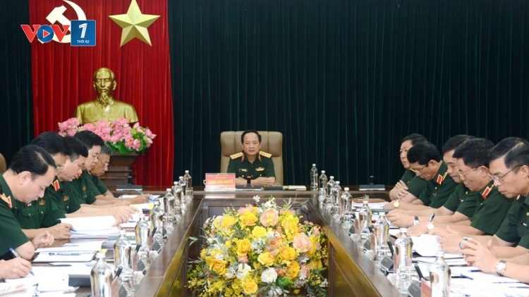 Đại tướng Trịnh Văn Quyết làm việc với các cơ quan, đơn vị chuẩn bị ĐH Đảng bộ Quân đội lần thứ XII