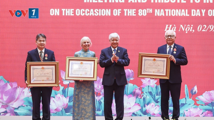 Ông Đỗ Văn Chiến gặp mặt, tri ân bạn bè quốc tế nhân Kỷ niệm 80 năm quốc khánh nước CHXHCN Việt Nam