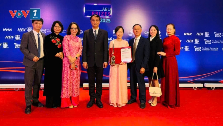 VOV giành giải Xuất sắc Thể loại Thông điệp Xã hội Giải ABU 2025