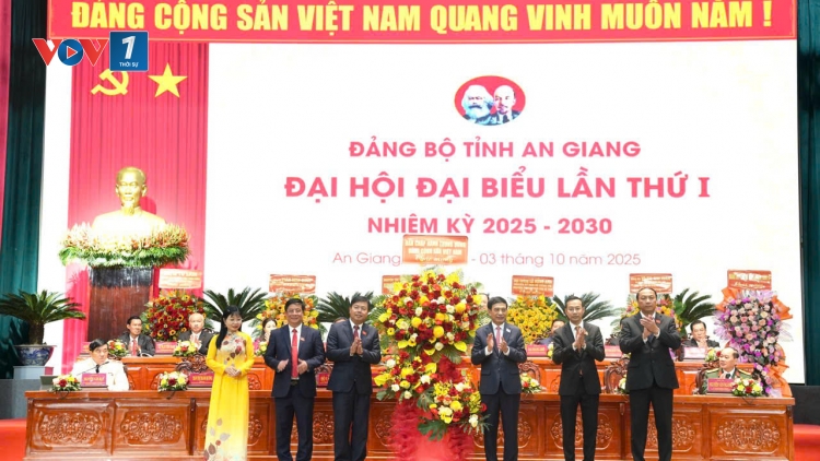 Khai mạc Đại hội đại biểu Đảng bộ tỉnh An Giang lần thứ I, nhiệm kỳ 2025-2030