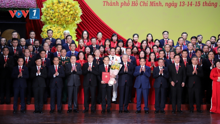 Toàn cảnh phiên khai mạc Đại hội Đảng bộ TPHCM lần thứ I nhiệm kỳ 2025 – 2030