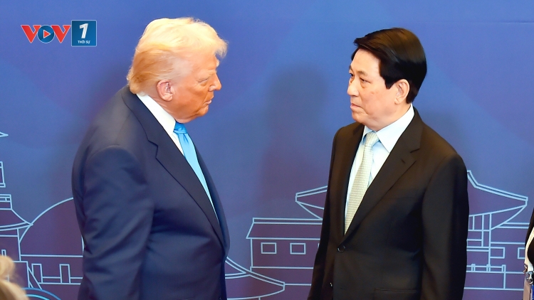 Chủ tịch nước Lương Cường gặp Tổng thống Hoa Kỳ Donald Trump 