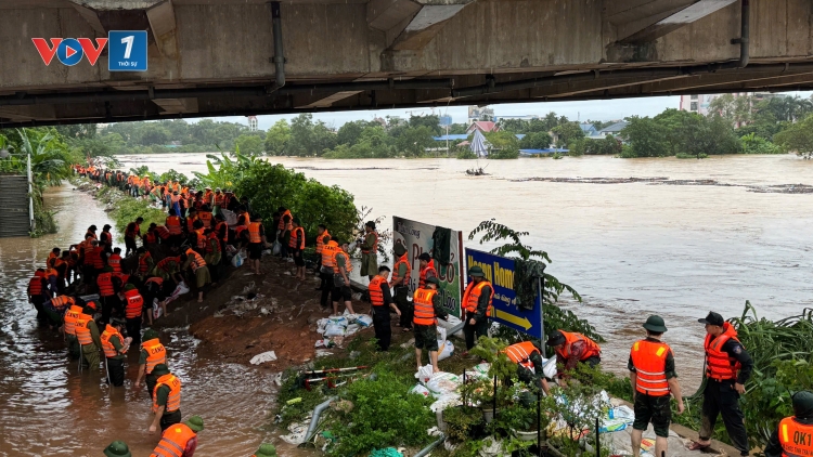 Thái Nguyên: Khẩn trương ứng phó với nguy cơ lũ lịch sử trên sông Cầu