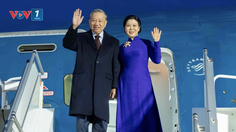 Tổng Bí thư Tô Lâm tới Helsinki bắt đầu các hoạt động thăm chính thức Phần Lan