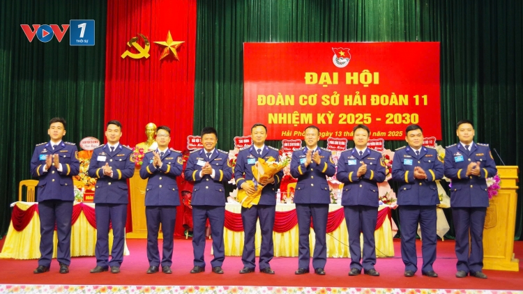 Tuổi trẻ Hải đoàn 11 Cảnh sát biển: Tiên phong, gương mẫu, đoàn kết, sáng tạo, quyết thắng.
