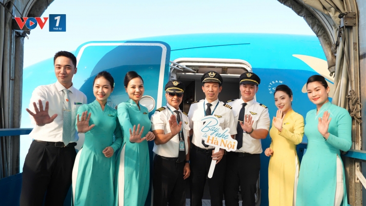 “Bay nhẹ tới Hà Nội” - Thông điệp xanh cùng Vietnam Airlines