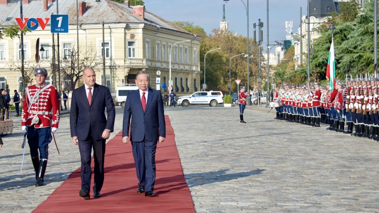 Lễ đón chính thức Tổng Bí thư Tô Lâm và Phu nhân thăm chính thức Cộng hòa Bulgaria
