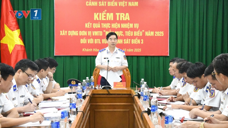 Bộ Tư lệnh Vùng Cảnh sát biển 3: Xây dựng “Đơn vị vững mạnh toàn diện, Mẫu mực, tiêu biểu”