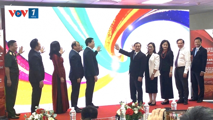 Khai trương Trung tâm Báo chí Triển lãm “80 năm hành trình Độc lập – Tự do – Hạnh phúc" 