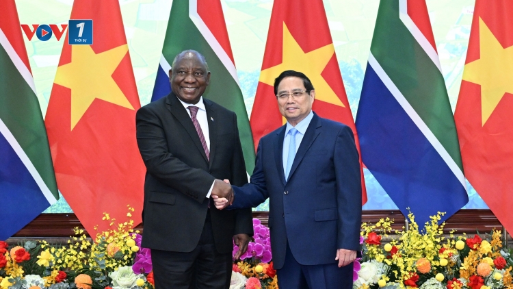 Thủ tướng Chính phủ Phạm Minh Chính hội kiến Tổng thống Cộng hòa Nam Phi