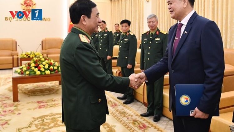 Đại tướng Phan Văn Giang tiếp Thứ trưởng Bộ Quốc phòng Philippines