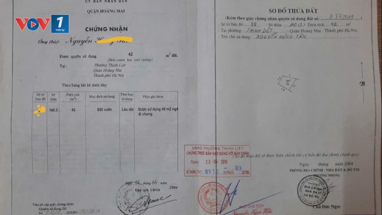 Hà Nội “nước rút” làm sạch dữ liệu đất đai