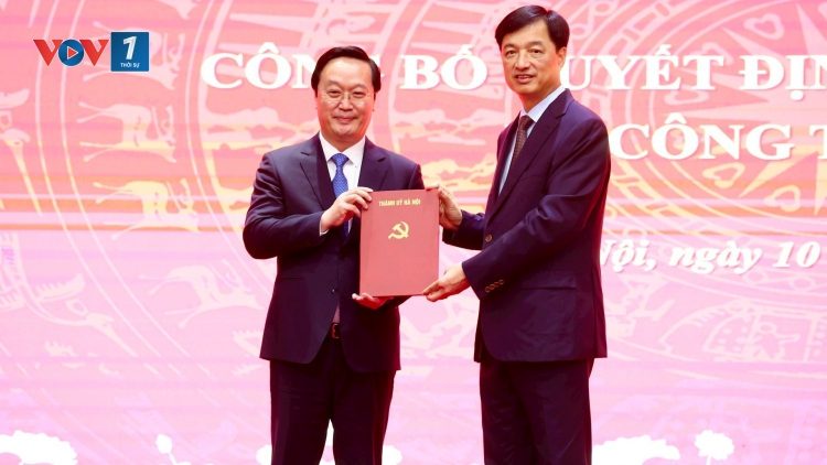 Ông Nguyễn Đức Trung được điều động, chỉ định giữ chức Phó Bí thư Thành ủy Hà Nội