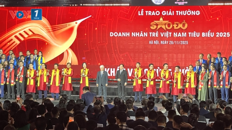 Giải thưởng Sao Đỏ 2025: Tôn vinh doanh nhân trẻ trong kỷ nguyên mới