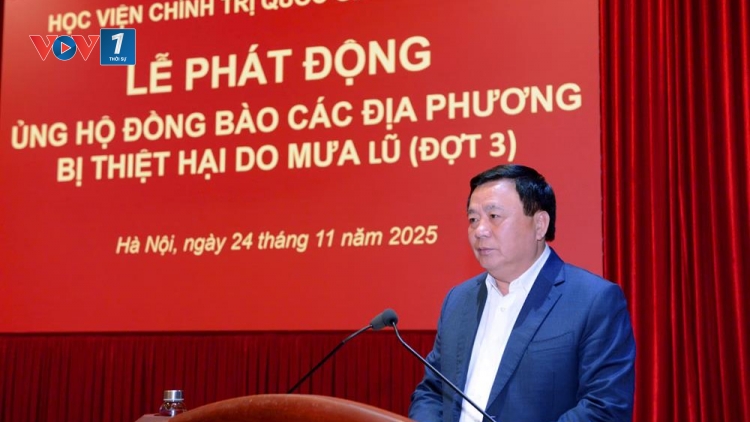 Học viện Chính trị quốc gia HCM phát động ủng hộ đồng bào bị thiệt hại do mưa lũ đợt 3