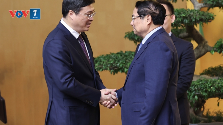 Thủ tướng  tiếp Phó Bí thư Khu ủy, Chủ tịch Khu tự trị dân tộc Choang Quảng Tây, Trung Quốc