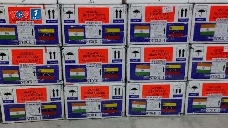 Ấn Độ viện trợ 2,7 tấn hàng vaccine cho Venezuela