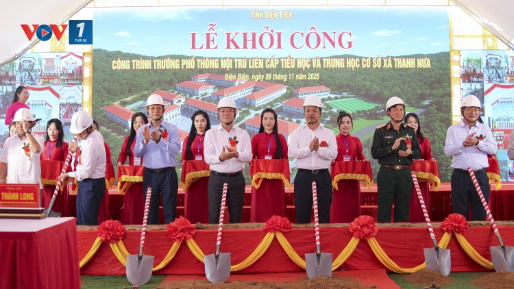 Phó Thủ tướng Lê Thành Long dự lễ khởi công Trường Phổ thông Dân tộc Nội trú Thanh Nưa