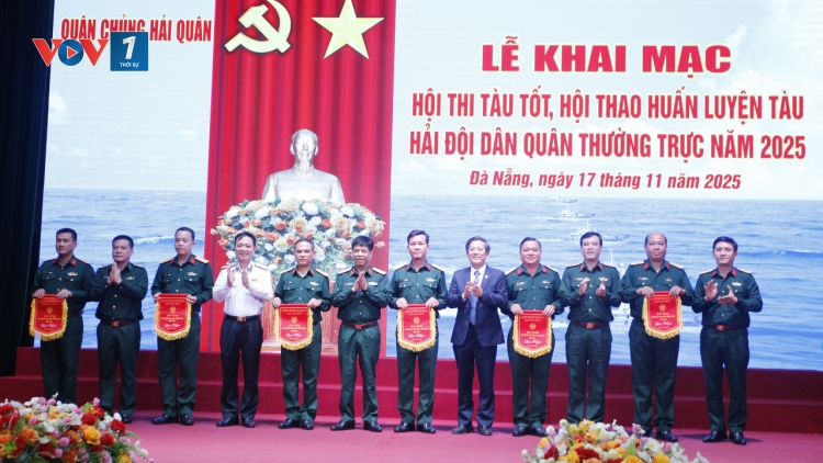 Khai mạc Hội thi tàu tốt, Hội thao huấn luyện tàu Hải đội Dân quân thường trực năm 2025