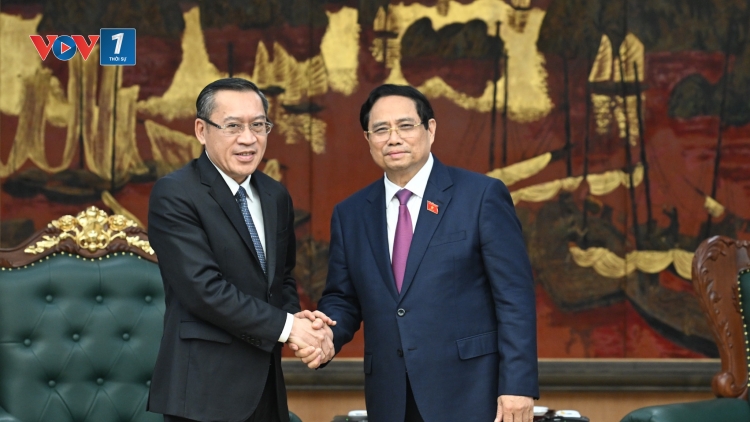 Thủ tướng tiếp Bộ trưởng bộ Lao động và Phúc lợi Lào Phosay Sayasone