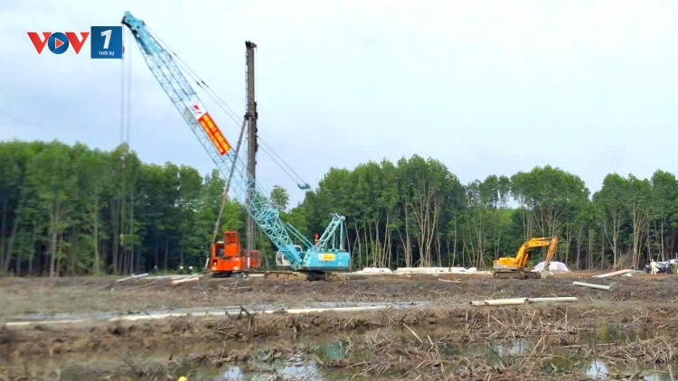 Cà Mau:  95% mặt bằng tuyến cao tốc Cà Mau-Đất Mũi đã được bàn giao