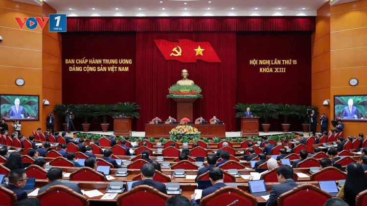 Thông cáo báo chí về ngày làm việc thứ nhất Hội nghị Trung ương 15, khoá XIII