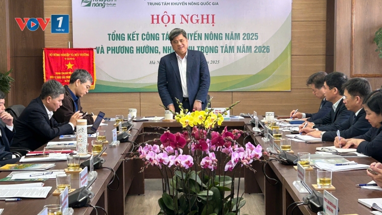 Khuyến nông đổi mới mạnh mẽ năm 2025, tạo nền tảng cho nông nghiệp bền vững 2026