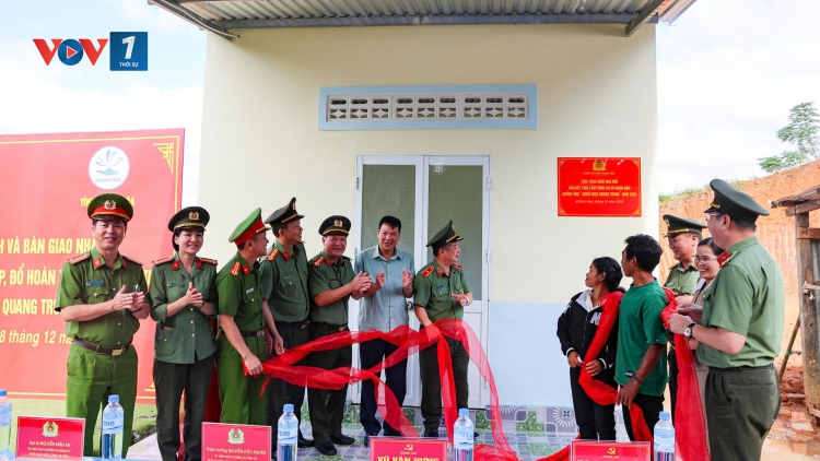 Công an Khánh Hòa khánh thành căn nhà đầu tiên trong “Chiến dịch Quang Trung”