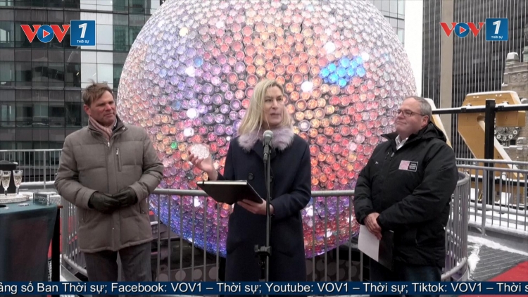 “Quả cầu chòm sao” trước thềm đêm giao thừa tại Times Square