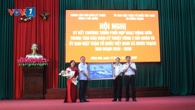 Tăng cường phối hợp quân – dân giữa Trung tâm BĐKT Vùng 2 Hải quân và MTTQVN xã Nhơn Trạch