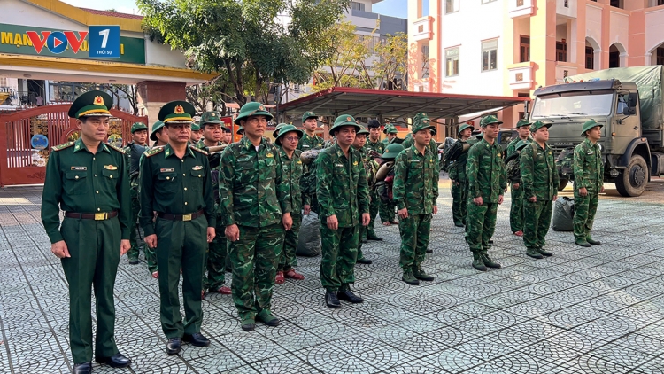 Bộ đội Biên phòng thành phố Đà Nẵng: 50 cán bộ tham gia “Chiến dịch Quang Trung”
