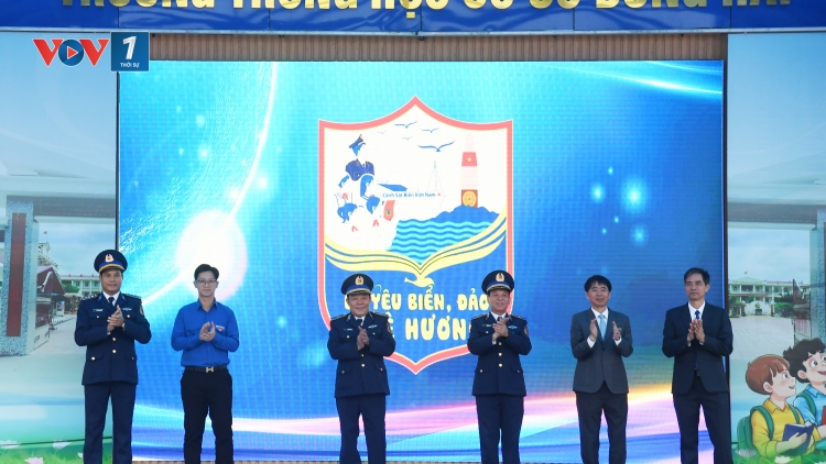 Vùng Cảnh sát biển 1 phát động Cuộc thi “Em yêu biển, đảo quê hương” THCS tại Hải Phòng