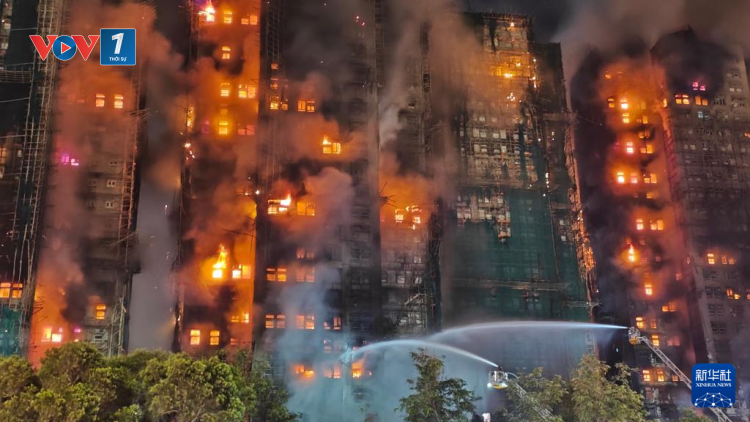 Số người thiệt mạng do hỏa hoạn tăng lên 159, Hong Kong bắt thêm 6 người