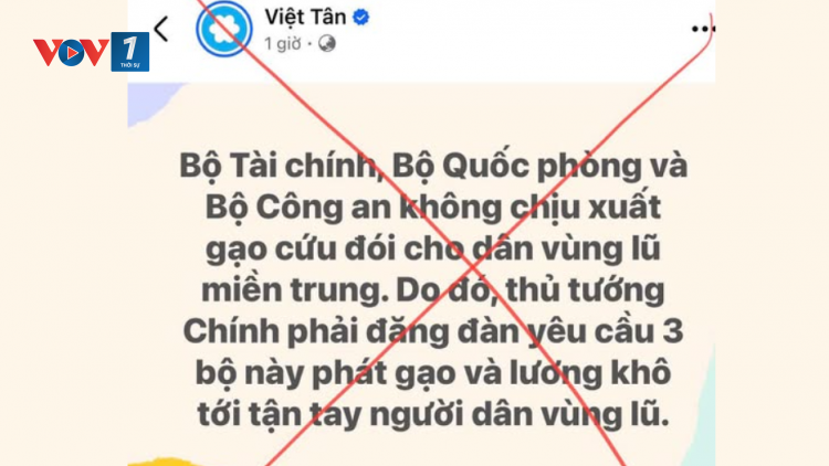 Xuyên tạc, bóp méo hoạt động cứu trợ người dân trong lũ lụt: “trò bẩn” của những kẻ chống phá”
