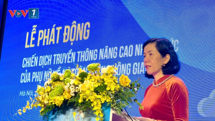 Lễ phát động chiến dịch truyền thông nâng cao nhận thức của phụ nữ trên không gian mạng