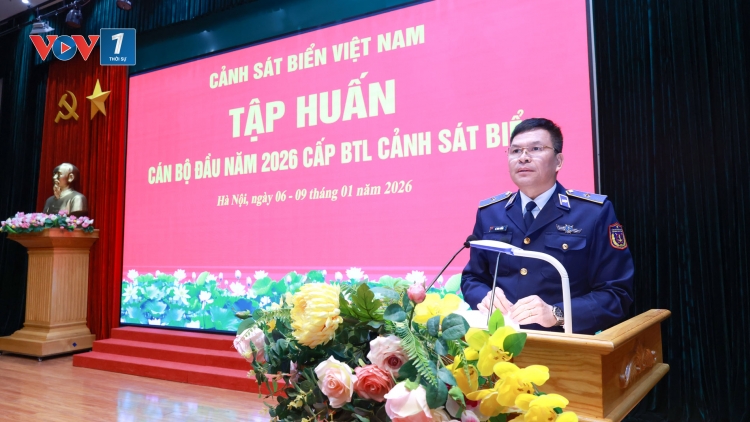 Năm 2026: Cảnh sát biển chuẩn hóa huấn luyện, nâng cao sẵn sàng chiến đấu