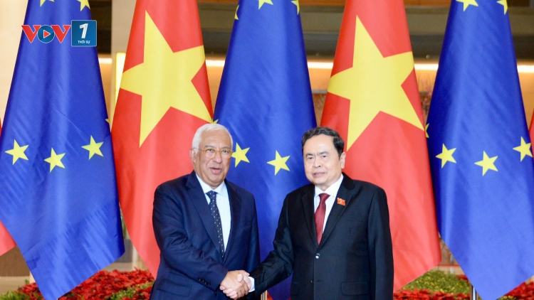 Chủ tịch Quốc hội Trần Thanh Mẫn hội kiến Chủ tịch Hội đồng châu Âu