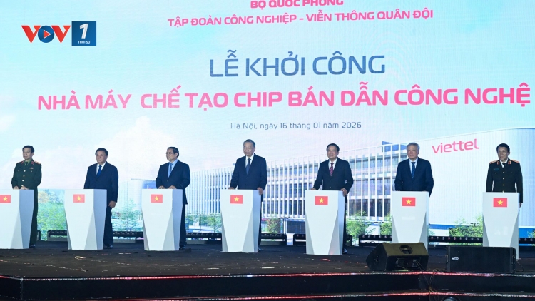 Thời sự 12h 16/1/2026: Tổng Bí thư Tô Lâm dự lễ khởi công Nhà máy Chế tạo chip bán dẫn công nghệ cao