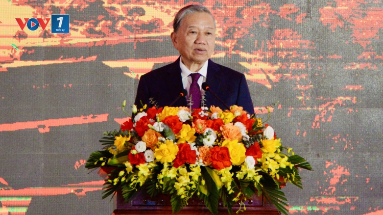 Tổng Bí thư Tô Lâm dự Lễ khởi công Trường PT nội trú Trường Hà, Cao Bằng