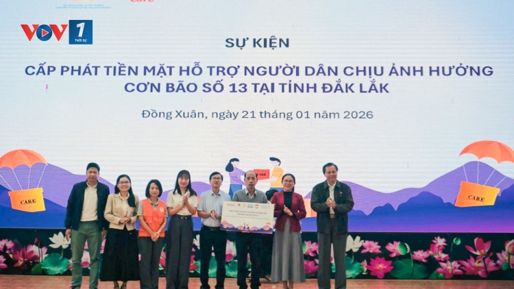 CARE hỗ trợ các tỉnh Đắk Lắk, Gia Lai khắc phục hậu quả mưa lũ 