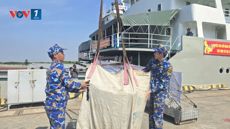 Mang Xuân sớm đến với nhà giàn DK1 và thềm lục địa phía Nam