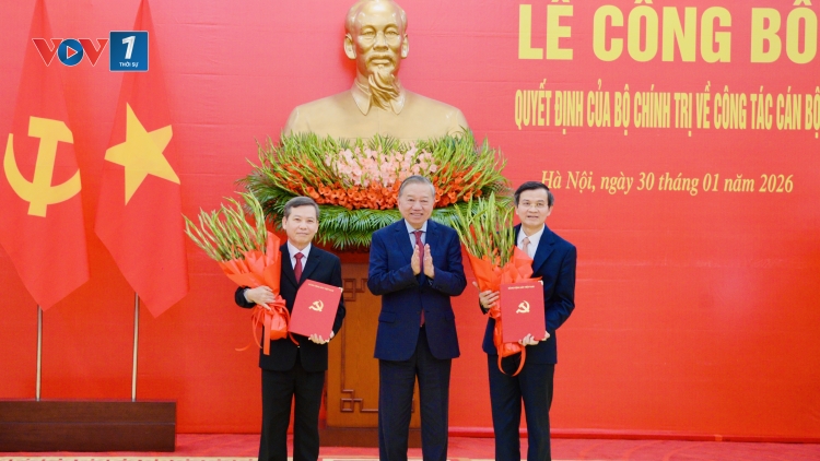 Tổng Bí thư Tô Lâm chủ trì hội nghị công bố Quyết định của Bộ Chính trị về công tác cán bộ