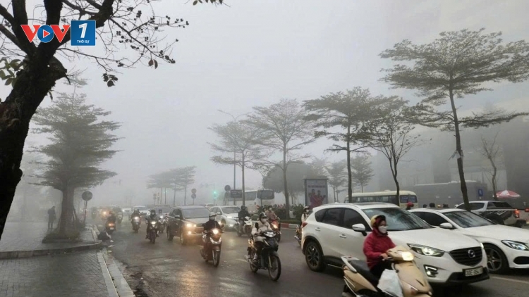 Thời tiết ngày 30/1: Bắc Bộ mưa phùn, sương mù, trời rét về đêm và sáng