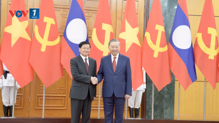 Tổng Bí thư Tô Lâm hội đàm với Tổng Bí thư, Chủ tịch nước Lào Thongloun Sisoulith