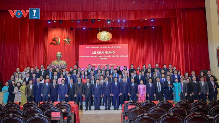 Khai giảng lớp đại học Chương trình Công tác kiểm tra của Đảng năm 2025