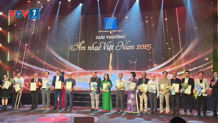 Giải thưởng Âm nhạc Việt Nam năm 2025: Đề tài âm nhạc ngợi ca Đảng luôn đậm nét