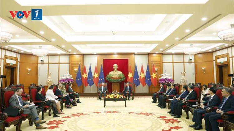Tổng Bí thư Tô Lâm tiếp Chủ tịch Hội đồng châu Âu António Costa